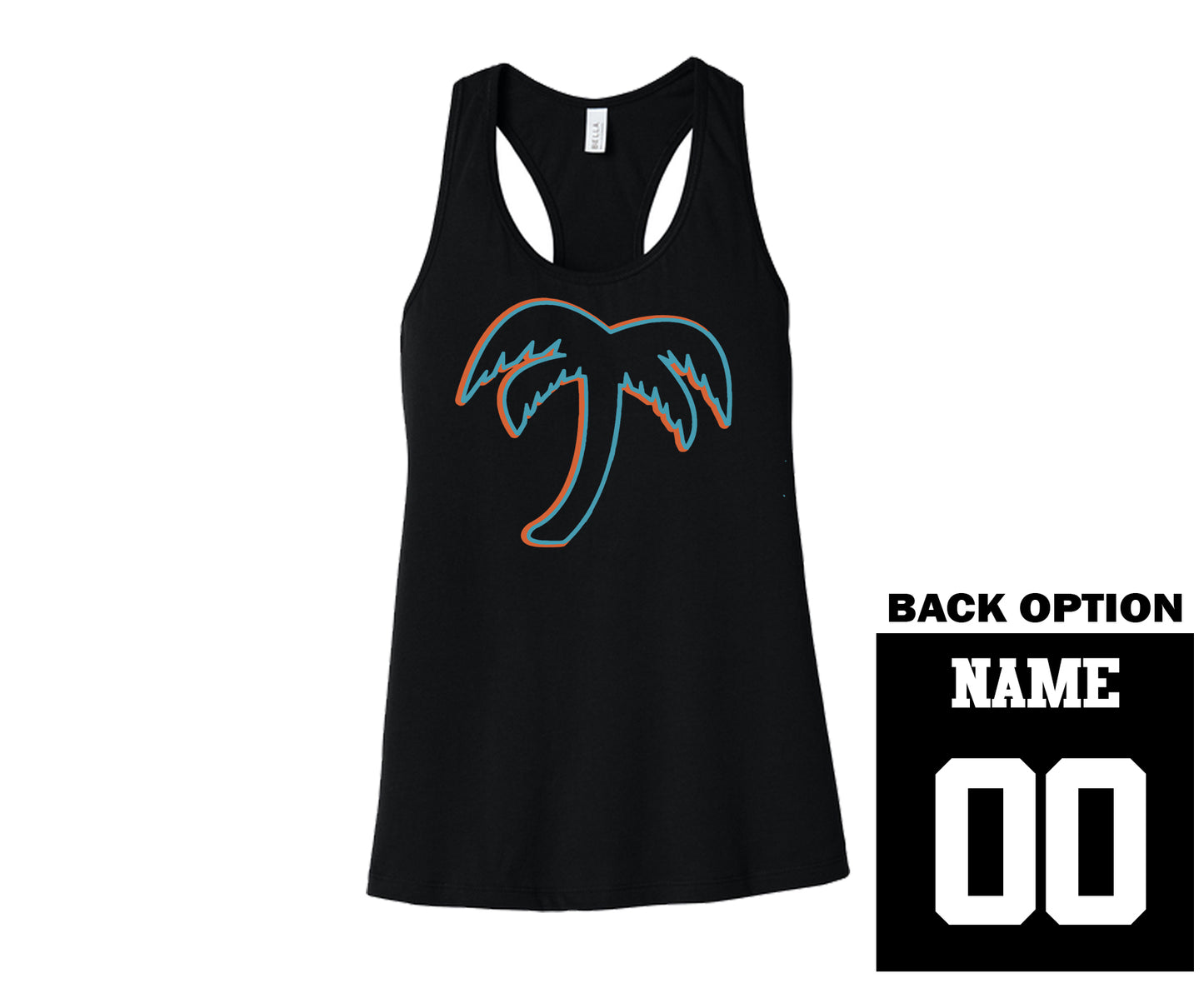 Women's Tropics Tree Racerback Tank