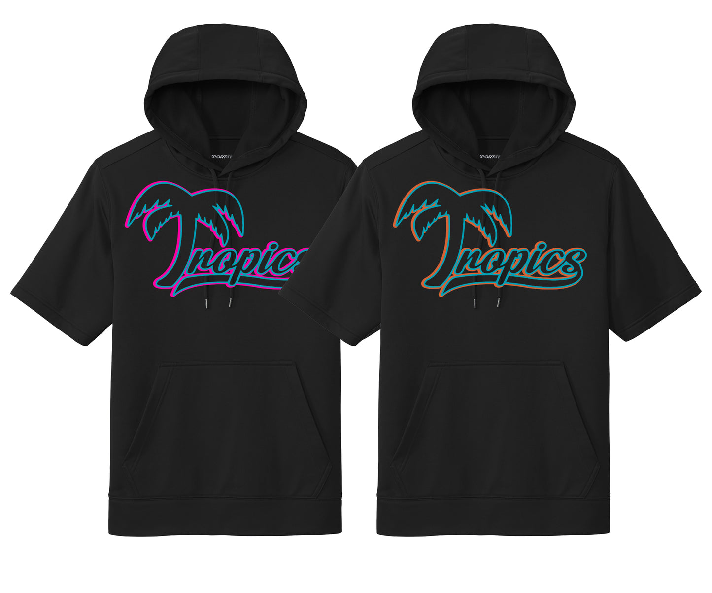Youth & Adult Tropics Drifit Hooded Performance Fleece