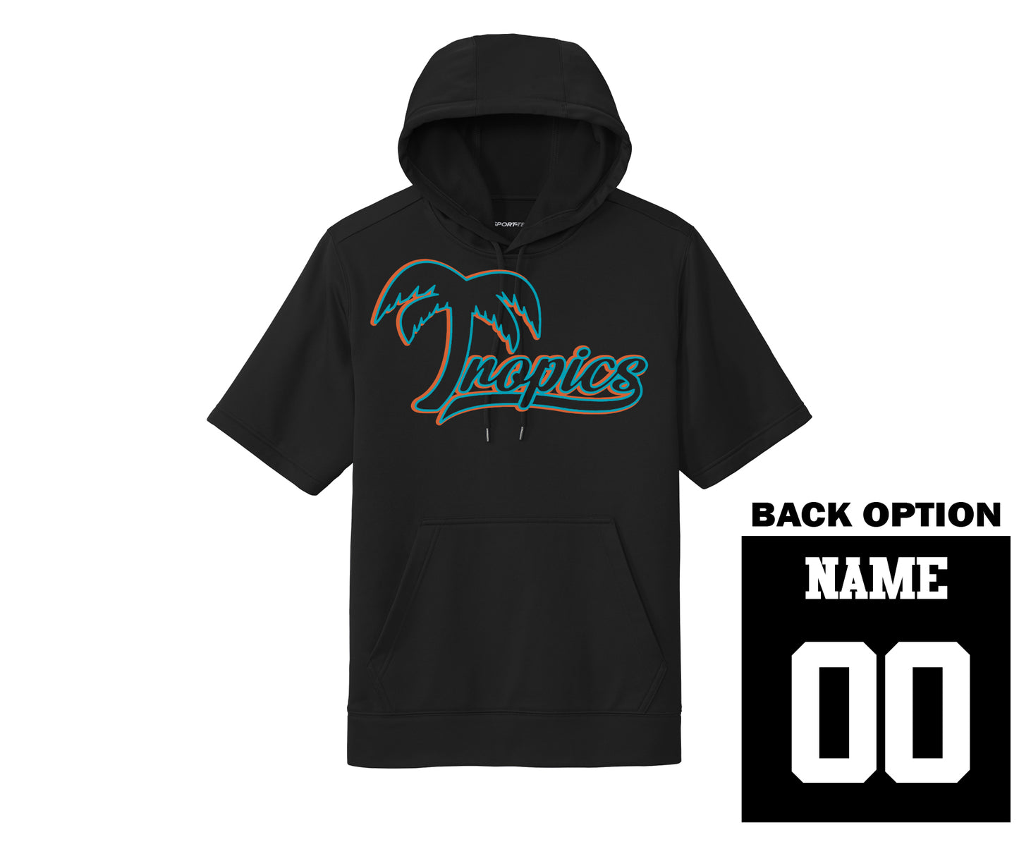 Youth & Adult Tropics Drifit Hooded Performance Fleece