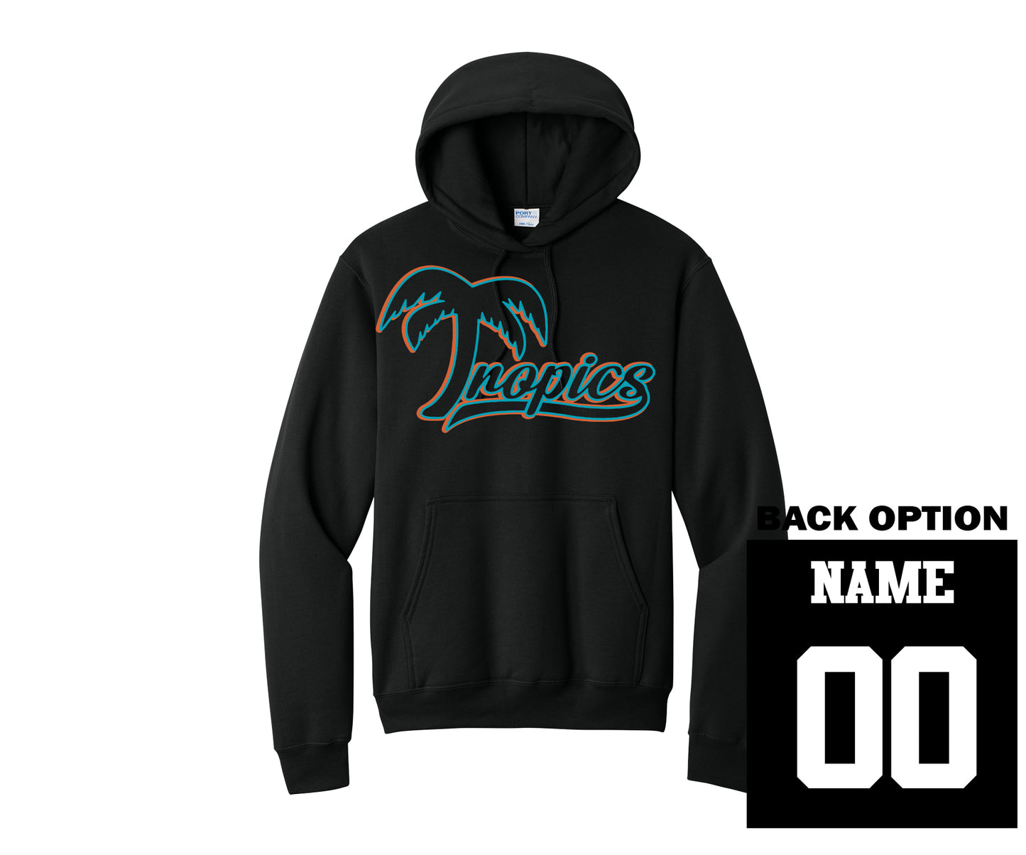Unisex Tropics Hooded Fleece