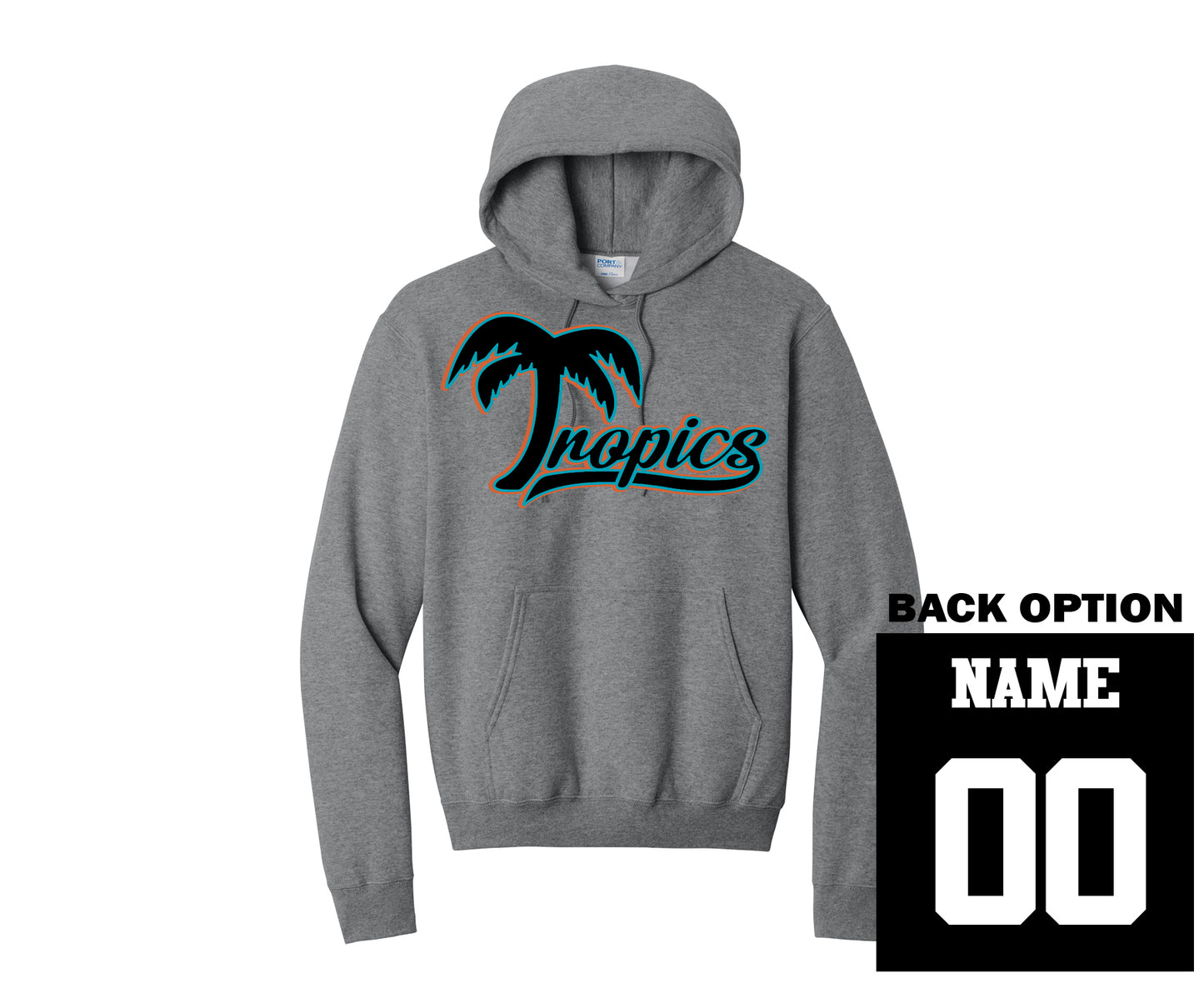 Unisex Tropics Hooded Fleece