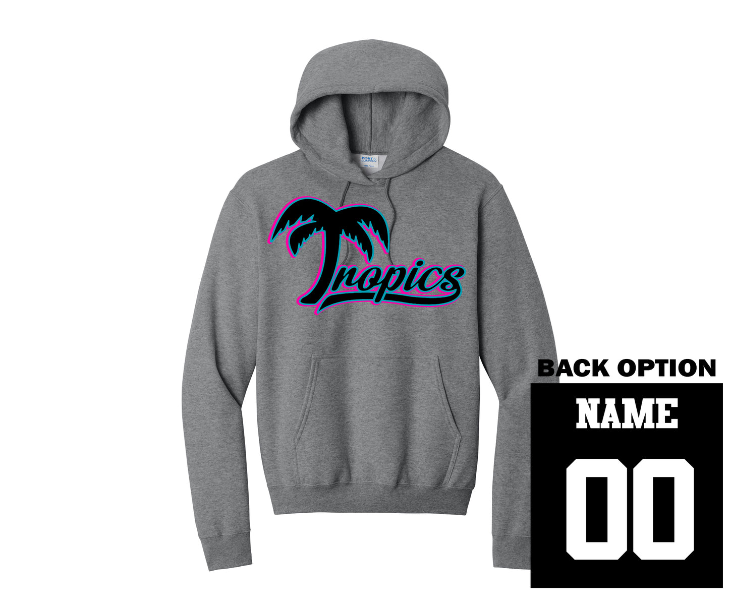 Unisex Tropics Hooded Fleece