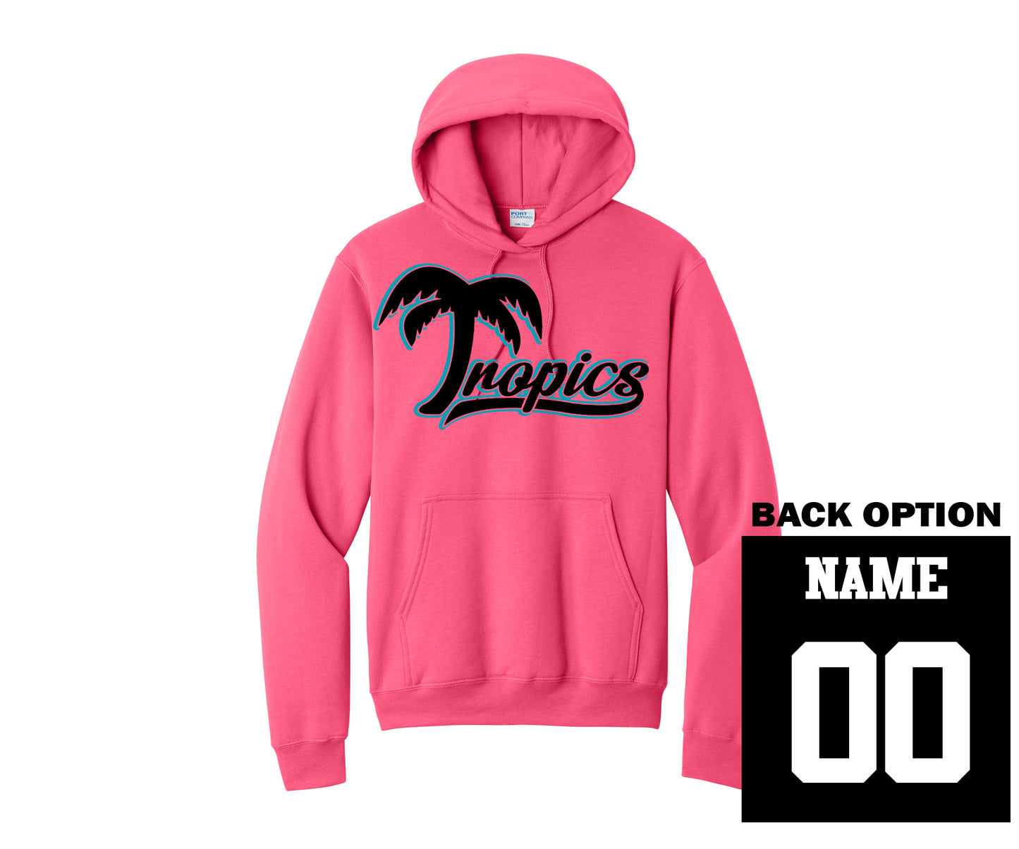 Unisex Tropics Hooded Fleece