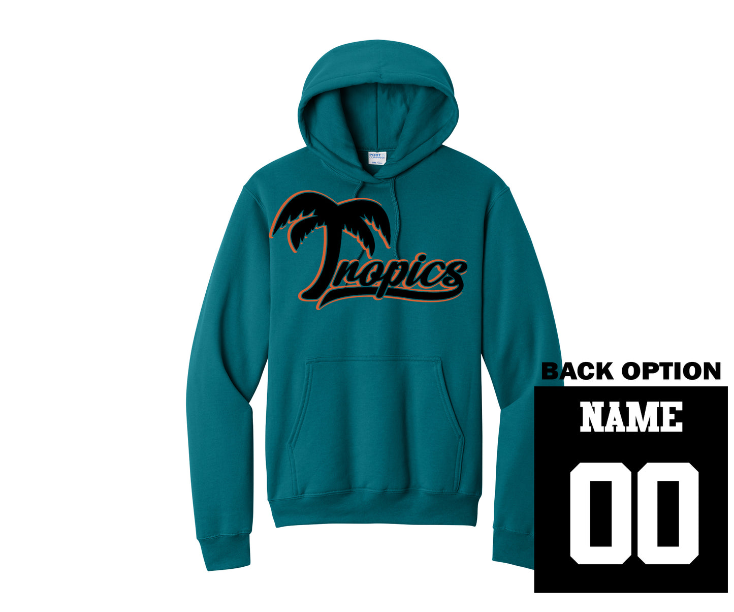 Unisex Tropics Hooded Fleece