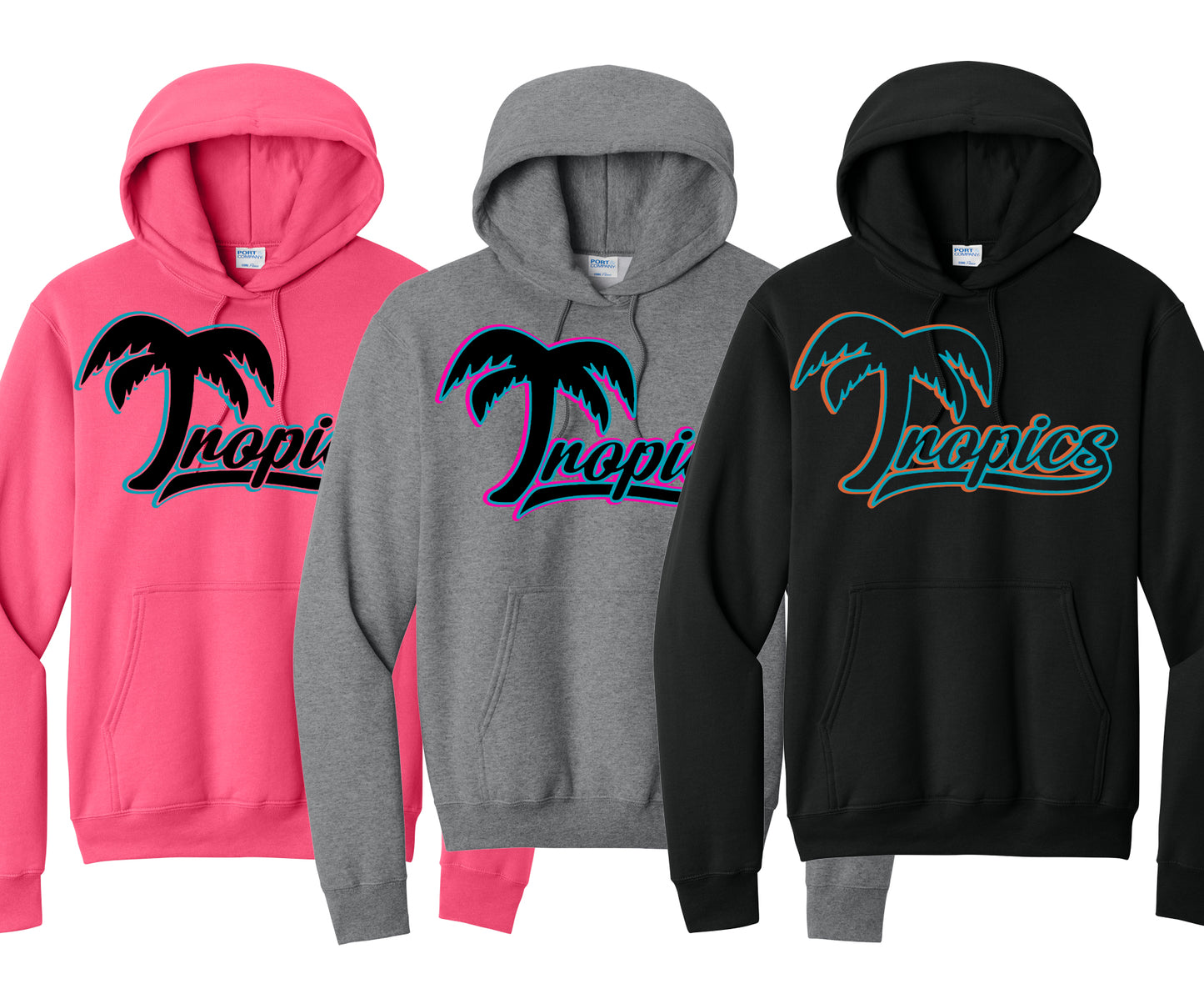 Youth Tropics Hooded Fleece