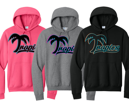 Youth Tropics Hooded Fleece