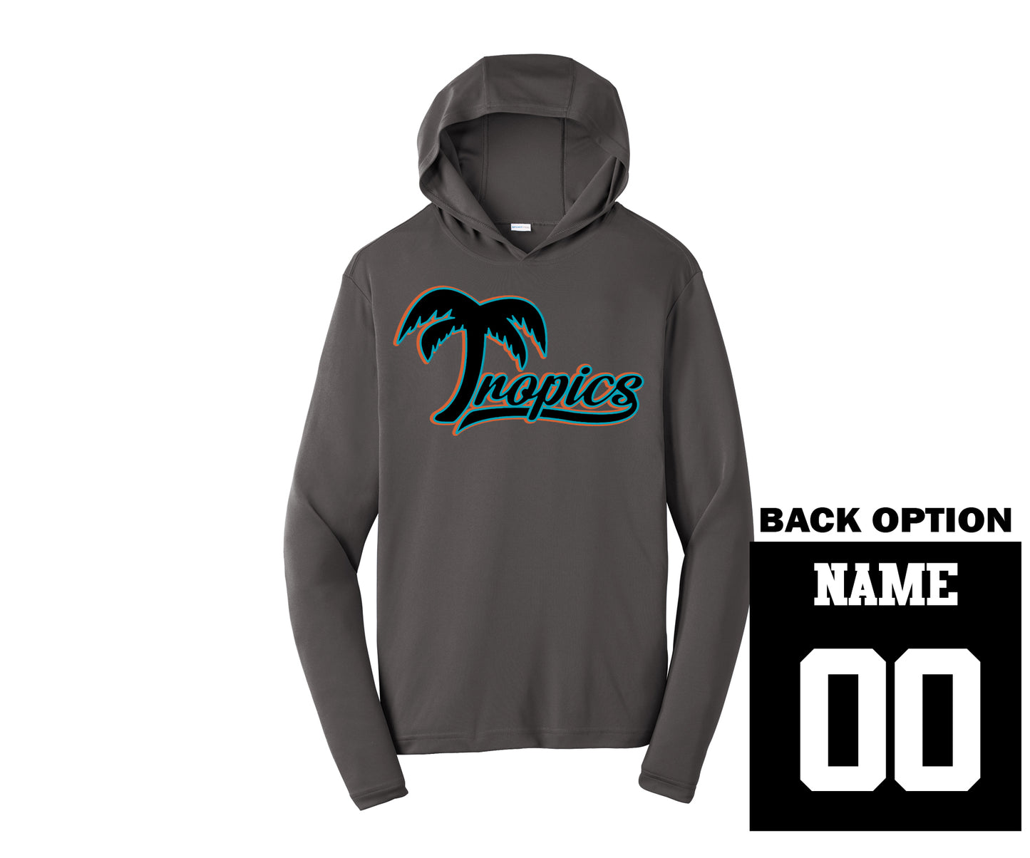 Youth & Adult Tropics Drifit Hooded Performance Jersey