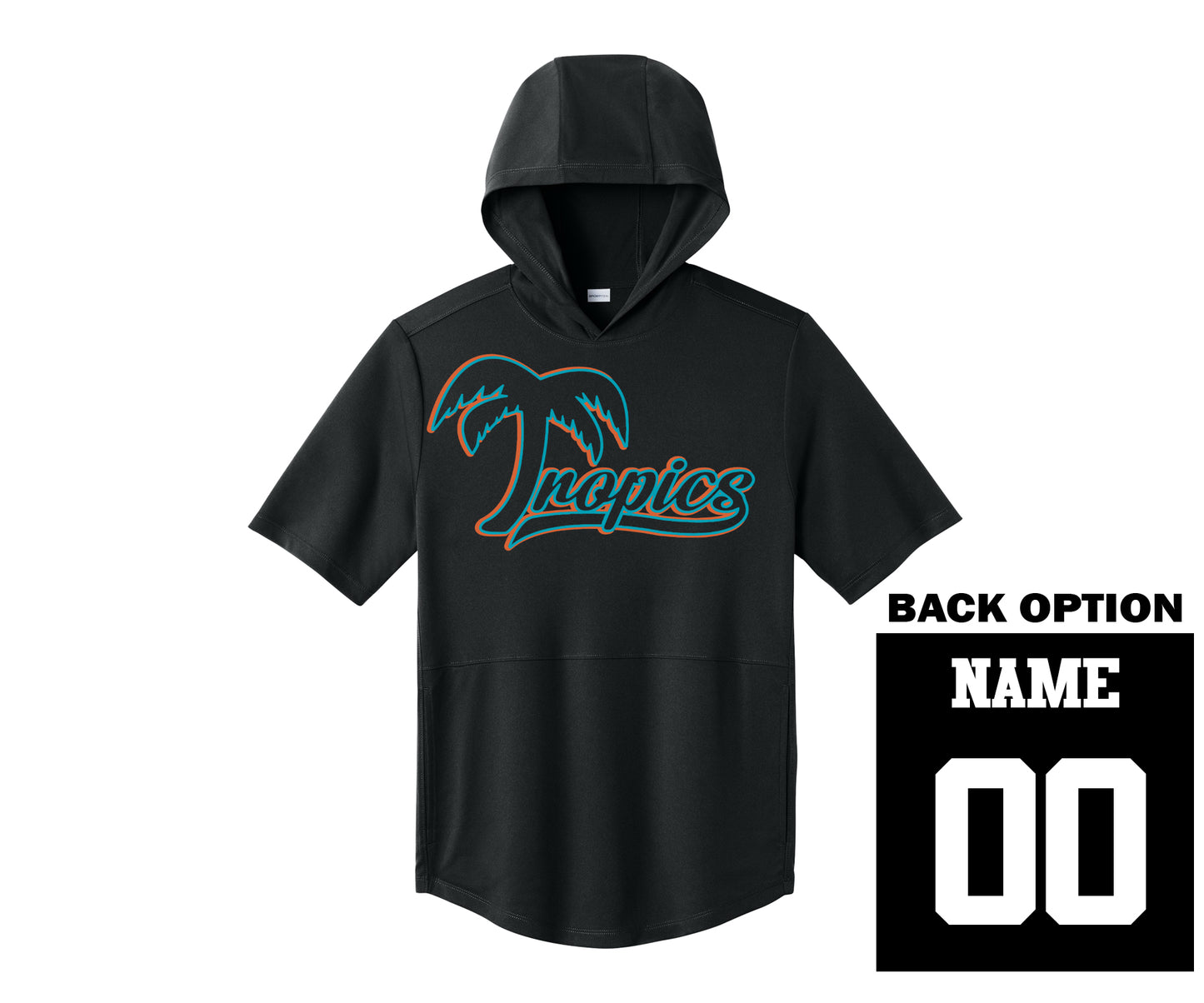 Adult Tropics Drifit Hooded Performance Jersey