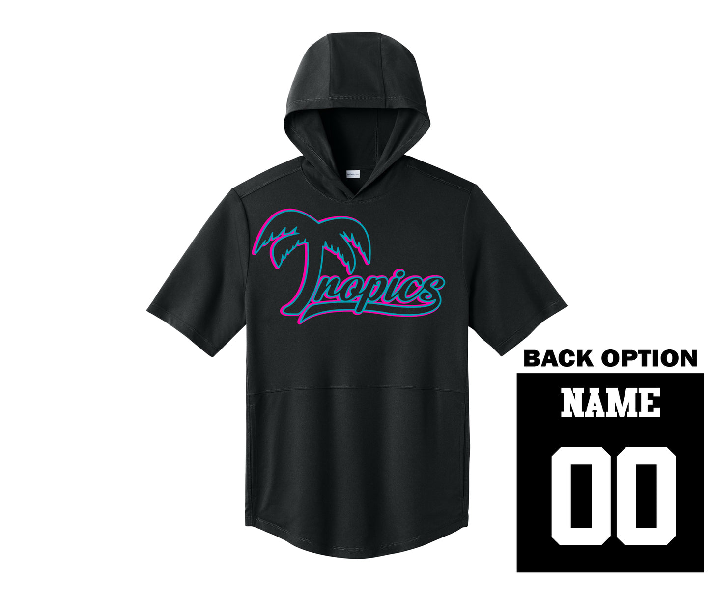 Adult Tropics Drifit Hooded Performance Jersey
