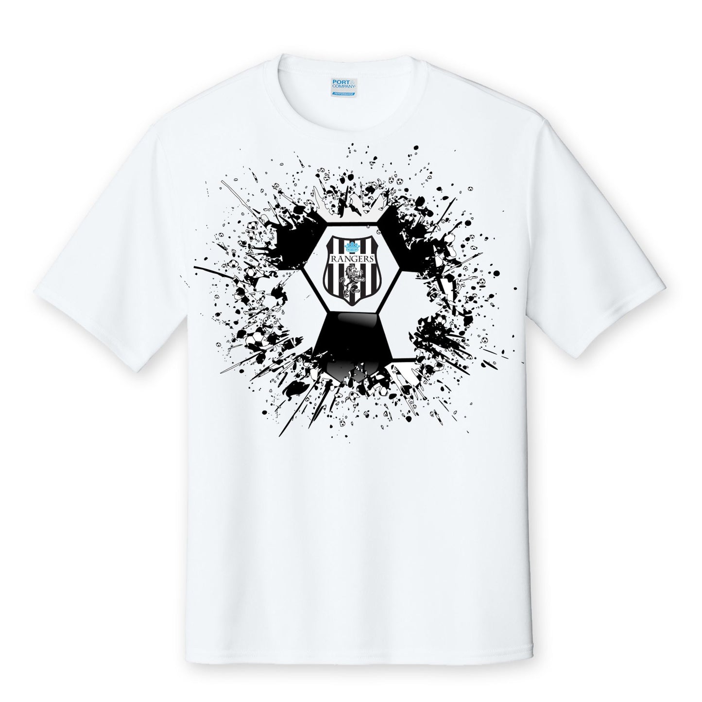 Rangers Splatter Dry Fit Performance Tee